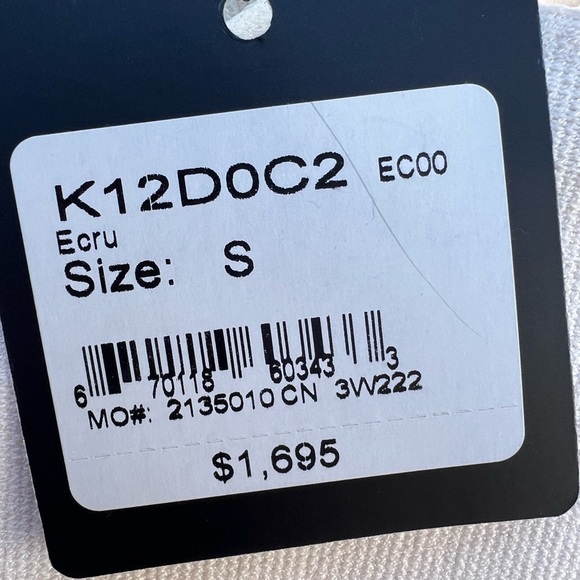 NWT St john dress & jacket suit set midi cream knit - Picture 6 of 10